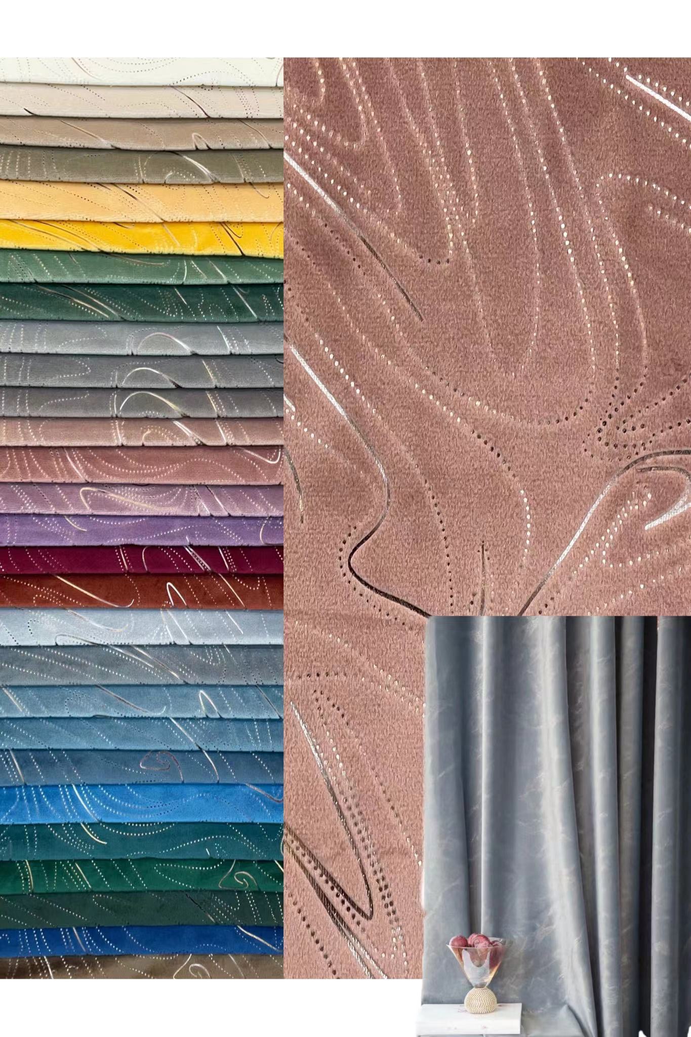 Foil Velvet for Curtain